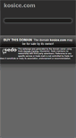 Mobile Screenshot of kosice.com