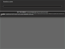 Tablet Screenshot of kosice.com